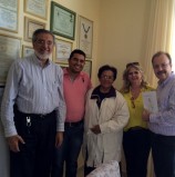 Reunião nos hospitais Santa Casa e de Emergência em Anápolis/GO